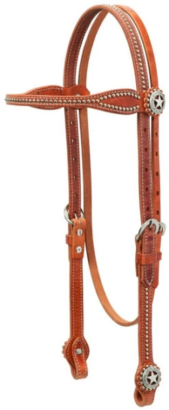 Weaver Leather Weaver Texas Star Brow Headstall
