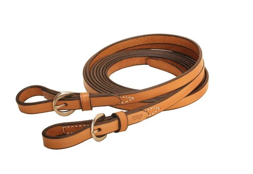Tory 1-Ply Split Reins With Buckles - 5/8" X 7 Ft 4 Tory 1-Ply Split Reins With Buckles - 5/8" X 7 Ft - Image 2