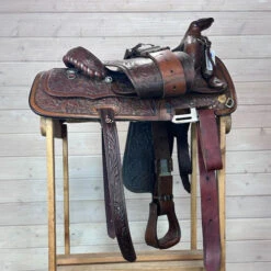 Used Circle Y Custom Western Saddle 14/M -Classic Equine Shop 338 R Flap 57425.1690419863