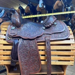 Used Circle Y Custom Western Saddle 14/M -Classic Equine Shop 338 Seat Measurement 66651.1690419856