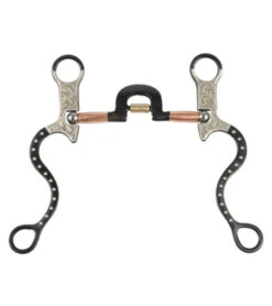 Western Show High Port Roller Snaffle