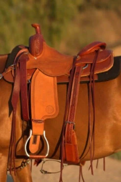Circle Y Dodge Ranch Sorter Saddle -Classic Equine Shop Dodge Ranch Sorter Left Profile 07231.1600205703