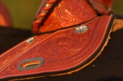 Circle Y Fischer Daisy Treeless Barrel Saddle -Classic Equine Shop Fischer Treeless Tooling 74914.1600204922