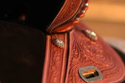 Circle Y Fischer Daisy Treeless Barrel Saddle -Classic Equine Shop Fischer Treeless Tooling image 2 56808.1600204916