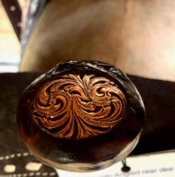 Circle Y HTW Treeless Barrel Saddle 5198 -Classic Equine Shop HTW MTG Treeless Barrel Chocolate horn SP5198 035C 05 1 circle y 09944.1687465258