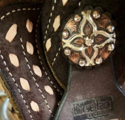 Circle Y HTW Treeless Barrel Saddle 5198 -Classic Equine Shop HTW MTG Treeless Barrel Chocolate stitching concho SP5198 035C 05 1 circle y 40649.1687465824