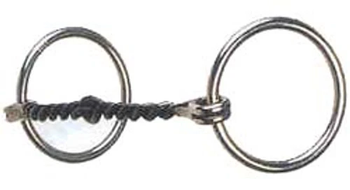 Reinsman Twisted Sweet Iron Snaffle Loose Ring 3 Reinsman Twisted Sweet Iron Snaffle Loose Ring