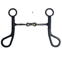 Reinsman DR Argentine 3-Piece Dogbone Bit -Classic Equine Shop argentine 3 piece dogbone black front dr025 reinsman 86211.1679532031