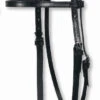 Circle Y Stitched Basic Brow Headstall -Classic Equine Shop basic stitched brow headstall black 0125 circle y 58733.1600200895