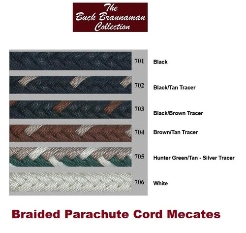 Double Diamond Buck Brannaman Parachute Cord Mecate 1/2" X 22 FT 4 Double Diamond Buck Brannaman Parachute Cord Mecate 1/2" X 22 FT - Image 2