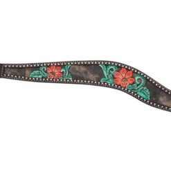 Circle Y Cactus Flower Breast Collar -Classic Equine Shop cactus flower breast collar strap 1000 23 SC circle y 01777.1613591820