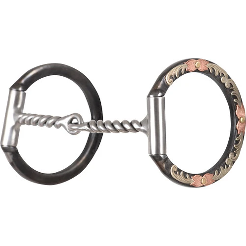 Classic Equine Twisted Wire Snaffle D-Ring 3 Classic Equine Twisted Wire Snaffle D-Ring