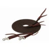 Weaver Leather Weaver EcoLuxe Round Split Reins -Classic Equine Shop ecoluxe round split rein brown black 35327 weaver 46889.1673480110