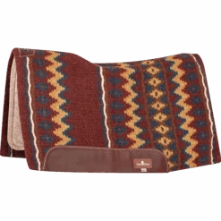 Classic Equine ESP Contour 3/4" Wool Top Pad -Classic Equine Shop esp contour 3 4 34x38 burgundy navy CESPCW2 100.170 CE 40655.1678242106