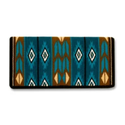 Mayatex Flying Eagle Navajo Blanket -Classic Equine Shop flying eagle navajo teal brown 1466 1 mayatex 33250.1647202701