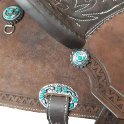 Alamo Saddlery Geo Aztec Barrel Saddle