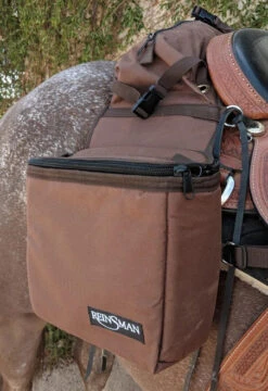 Reinsman Insulated Cooler Saddle Bag -Classic Equine Shop insulated cantle saddle bag brown horse 9186bn reinsman 87387.1674844643
