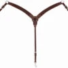 Weaver Leather Weaver Synergy Mayan Contoured Breast Collar -Classic Equine Shop mayan breast collar brown 40011 30 01 weaver 64271.1606164082