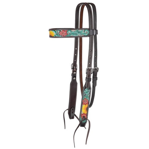 Circle Y Rising Sunflower Brow Headstall 4 Circle Y Rising Sunflower Brow Headstall - Image 2