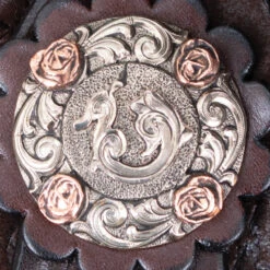 Circle Y Sarah Rose Vintage Rose Barrel Saddle -Classic Equine Shop sarah rose vintage barrel saddle concho 1402 740V 05 circle y 15112.1600817290