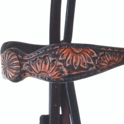 Circle Y Sunflower Brow Headstall -Classic Equine Shop sunflower brow headstall walnut brow X0210 1001 circle y 50591.1665530140
