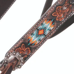 Circle Y Sunset Beaded Filigree Brow Headstall -Classic Equine Shop sunset beaded brow headstall vintage cheek X0216 500V circle y 51087.1569448834