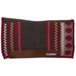 Weaver Leather Synergy Clover Flex Contour Performance Fleece Pad -Classic Equine Shop synergy flex clover fleece charcoal grey taupe 36002 352 weaver 24753.1679506515