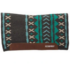 Weaver Leather Synergy Mojave Flex Contour Performance Fleece Pad -Classic Equine Shop synergy flex contour mojave charcoal turquoise 36002 6162 341 weaver 07632.1679506679