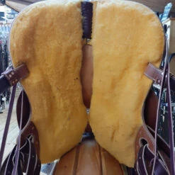 McCall McLite Wade Saddle -Classic Equine Shop tag mclite wade natural round basket underside mccall 23537.1605908303