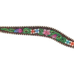 Circle Y Vibrant Garden Breast Collar -Classic Equine Shop vibrant flower breast collar multicolor front 1001 23 SC circle y 54399.1613176214