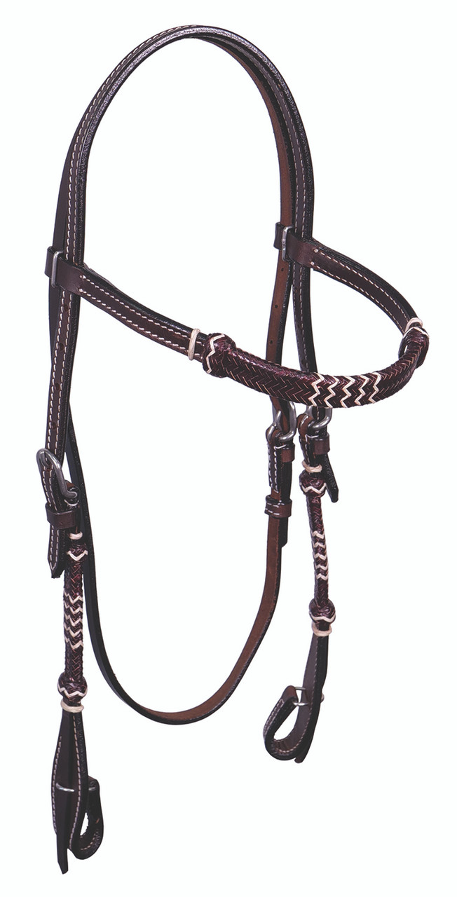 Classic Equine Shop 15 Classic Equine Shop -Classic Equine Shop rawhide trqs brow hs dark 2344 DK buffalo leather 31591